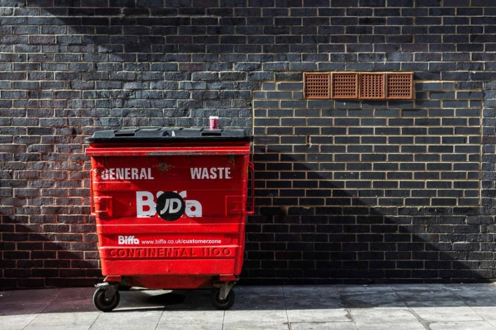 Cassonetto rosso di Londra