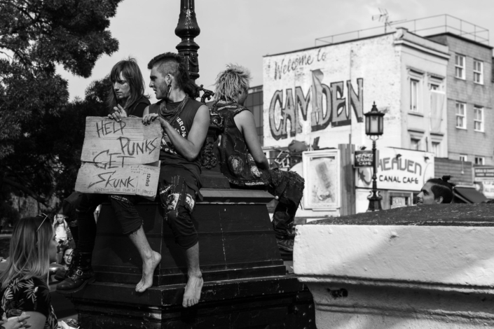 Ragazzi punk di Camden