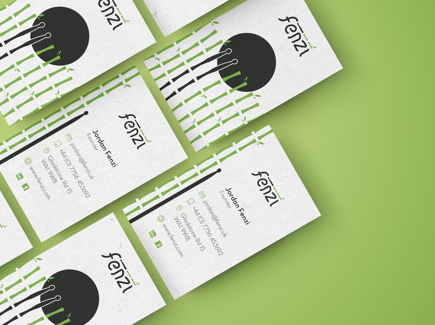 Business card Fenzi mockup