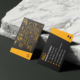 Business card Lucia Fenzi mockup